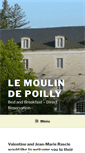 Mobile Screenshot of lemoulindepoilly.com